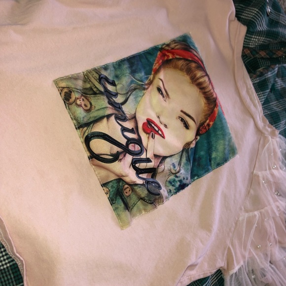 Plus size crop top - Picture 2 of 4